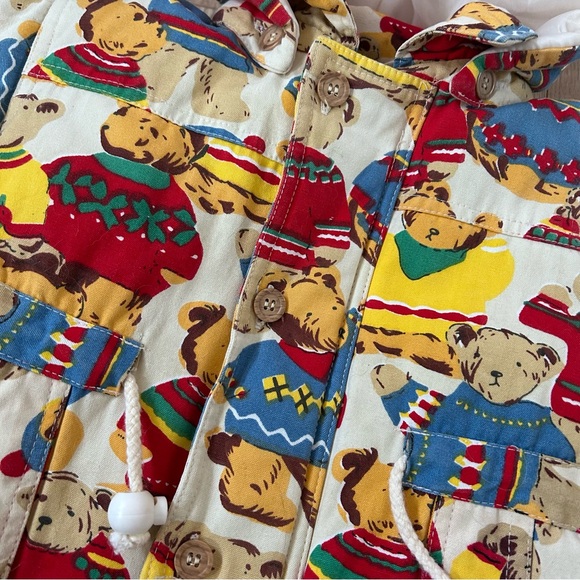 Vintage snowsuit bear print size 6-9 months - Picture 7 of 7